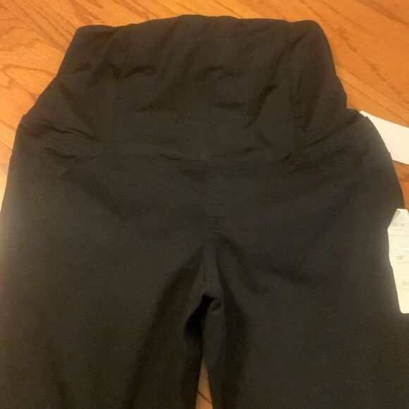 Isabel by Ingrid+isabel Size 12 black over belly skinny maternity jeans NWT - Picture 2 of 10